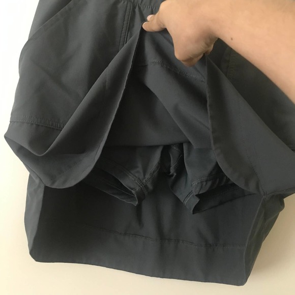 Apana Skort Womens Medium Gray Green Tennis Golf Elastic Waist Activewear - Picture 3 of 8